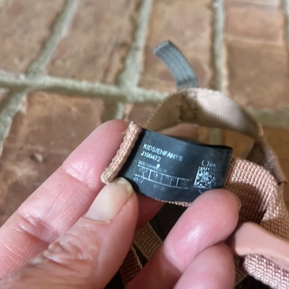 Chaco Junior Pale Pink ZX/1 EcoTread Strappy Sandals